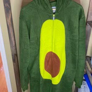 Funzies avocado onesie for adults